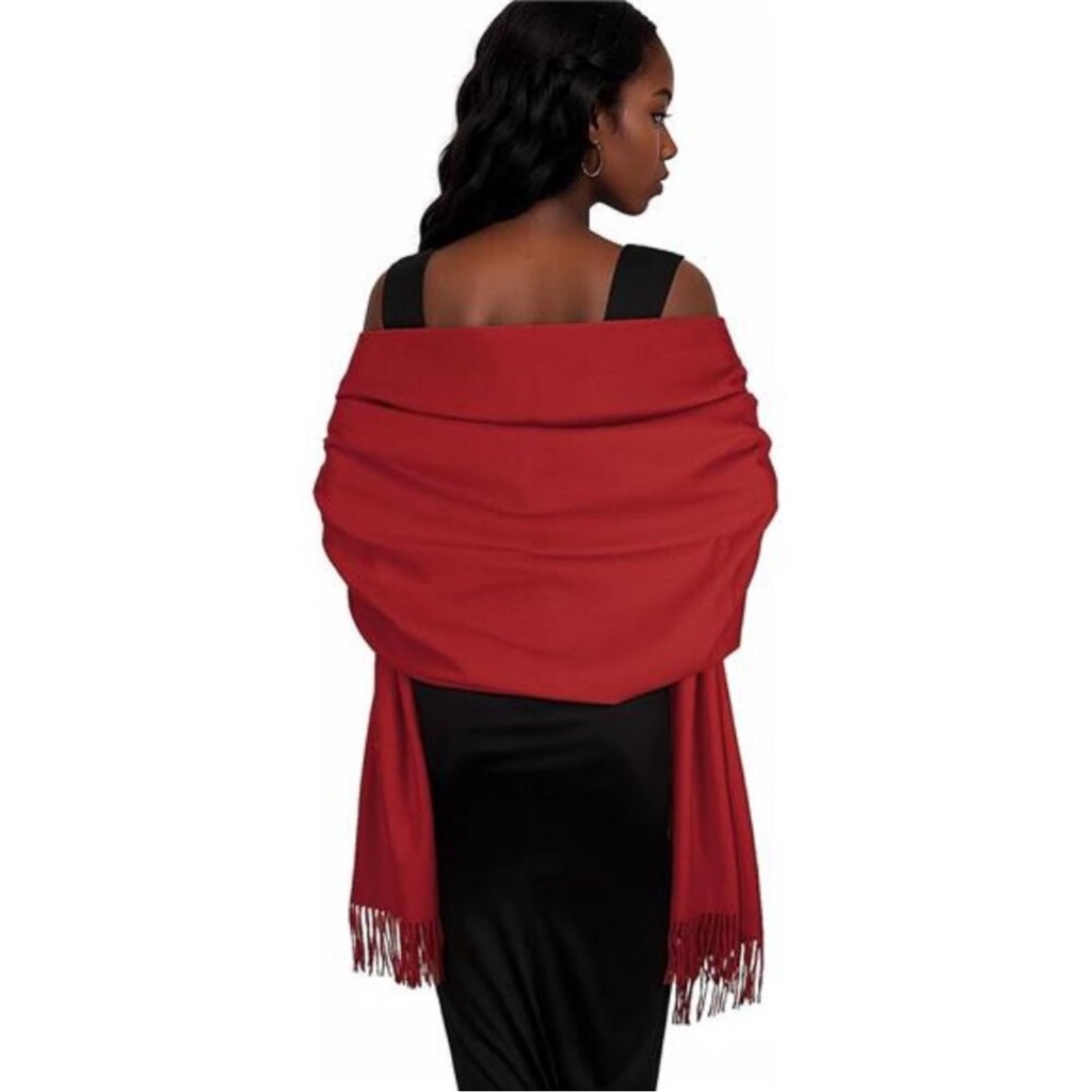 Womens Winter Scarf Shawls Wraps Red